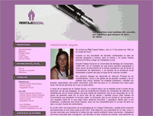 Tablet Screenshot of peritajesocial.com